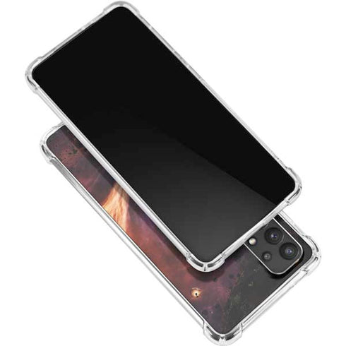 StockTrek Binary System Orbiting near a Black Hole Galaxy A32 5G Clear Case