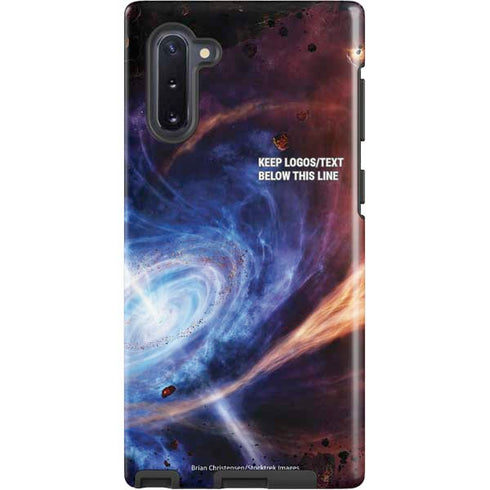 StockTrek Binary System Orbiting near a Black Hole Galaxy Cases