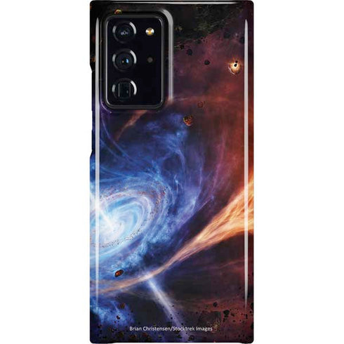 StockTrek Binary System Orbiting near a Black Hole Galaxy Cases