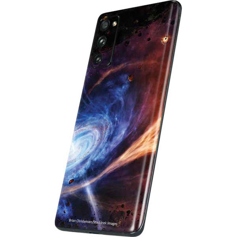 StockTrek Binary System Orbiting near a Black Hole Galaxy S20 Fan Edition Skin