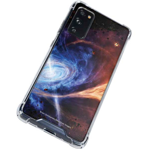 StockTrek Binary System Orbiting near a Black Hole Galaxy S20 FE Clear Case