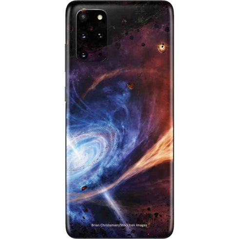 StockTrek Binary System Orbiting near a Black Hole Galaxy S20 Plus Skin