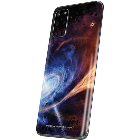 StockTrek Binary System Orbiting near a Black Hole Galaxy S20 Plus Skin