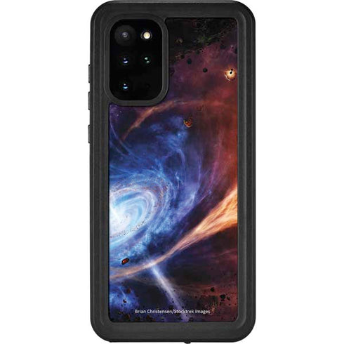 StockTrek Binary System Orbiting near a Black Hole Galaxy S20 Plus Waterproof Case