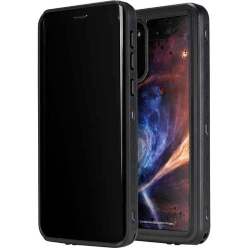 StockTrek Binary System Orbiting near a Black Hole Galaxy S20 Plus Waterproof Case