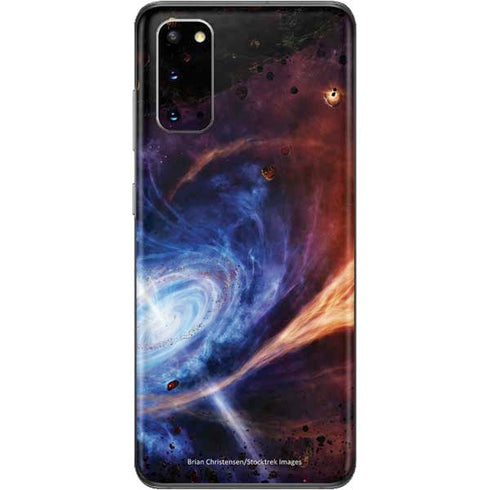 StockTrek Binary System Orbiting near a Black Hole Galaxy S20 Skin