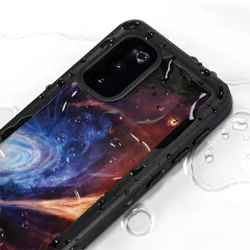 StockTrek Binary System Orbiting near a Black Hole Galaxy S20 Waterproof Case