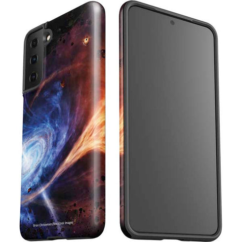 StockTrek Binary System Orbiting near a Black Hole Galaxy S21 FE Pro Case