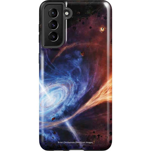 StockTrek Binary System Orbiting near a Black Hole Galaxy S21 Plus 5G Pro Case
