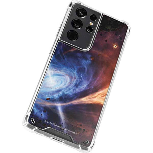 StockTrek Binary System Orbiting near a Black Hole Galaxy S21 Ultra 5G Clear Case