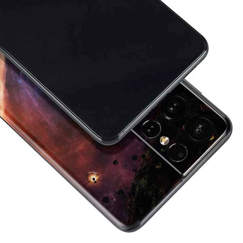 StockTrek Binary System Orbiting near a Black Hole Galaxy S21 Ultra 5G Skin