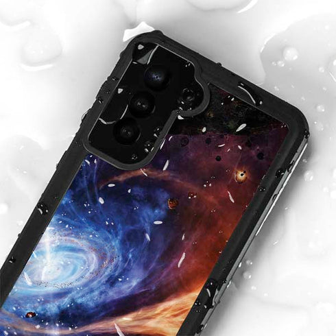 StockTrek Binary System Orbiting near a Black Hole Galaxy S23 Plus Waterproof Case