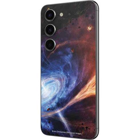 StockTrek Binary System Orbiting near a Black Hole Galaxy S23 Skin