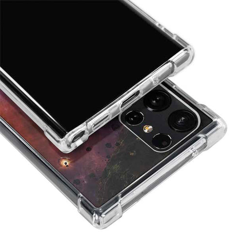 StockTrek Binary System Orbiting near a Black Hole Galaxy S23 Ultra Clear Case