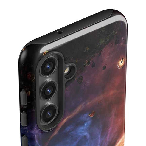 StockTrek Binary System Orbiting near a Black Hole Galaxy S25 Plus Impact Case