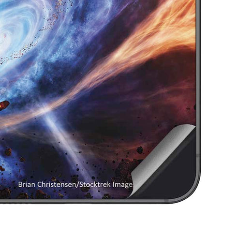 StockTrek Binary System Orbiting near a Black Hole Galaxy S25 Skin