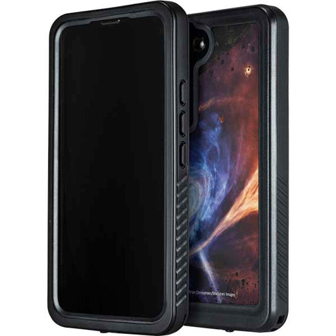 StockTrek Binary System Orbiting near a Black Hole Galaxy S24 Waterproof Case