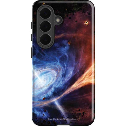 StockTrek Binary System Orbiting near a Black Hole Galaxy S26 Impact Case
