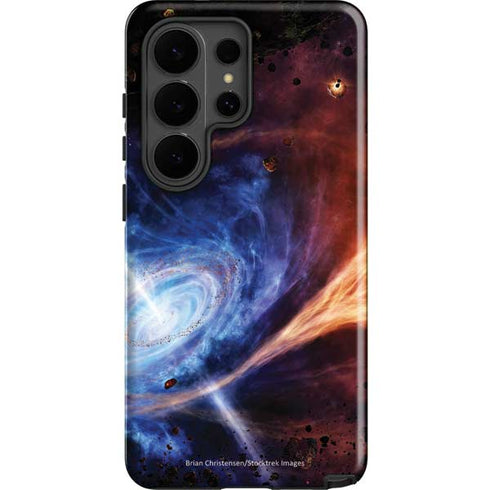 StockTrek Binary System Orbiting near a Black Hole Galaxy S26 Ultra Impact Case