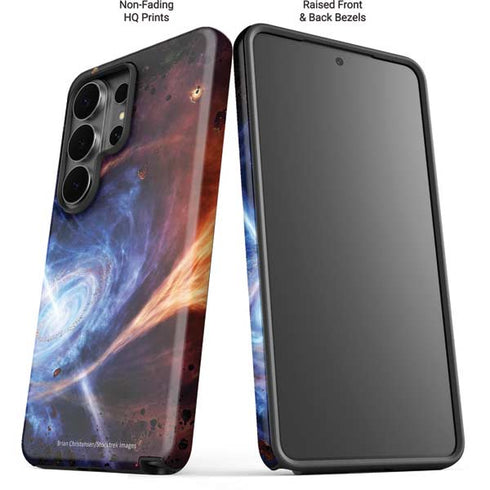 StockTrek Binary System Orbiting near a Black Hole Galaxy S26 Ultra Impact Case