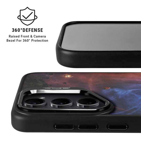 StockTrek Binary System Orbiting near a Black Hole Galaxy S26 Ultra Kickstand Case