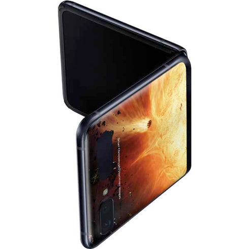 StockTrek Binary System Orbiting near a Black Hole Galaxy Z Flip Skin