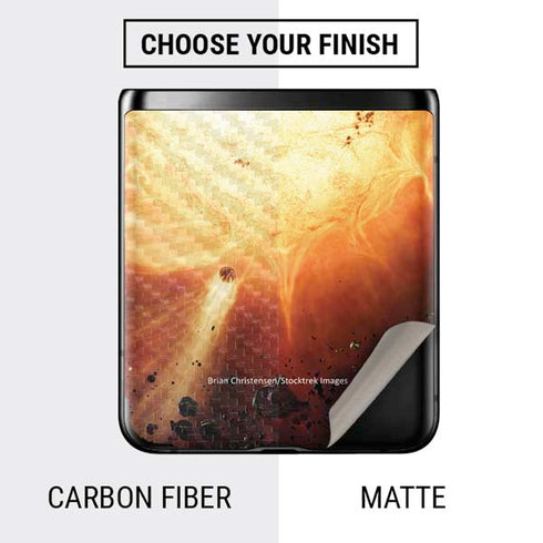 StockTrek Binary System Orbiting near a Black Hole Galaxy Z Flip Skin