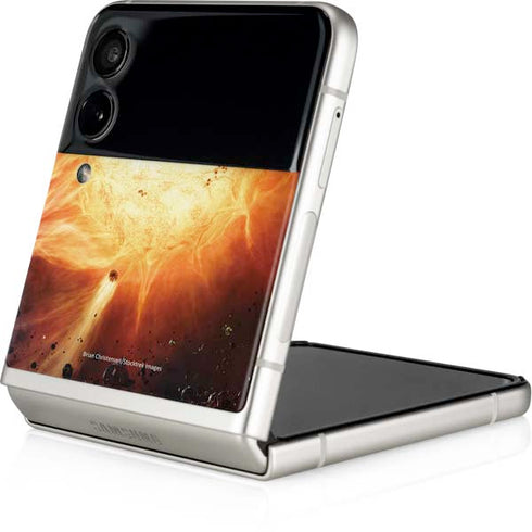 StockTrek Binary System Orbiting near a Black Hole Galaxy Z Flip3 5G Skin