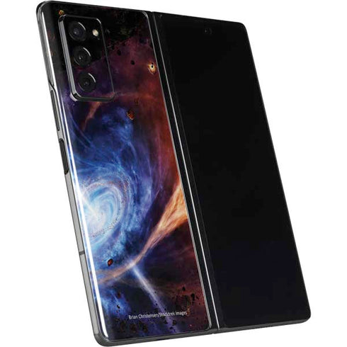 StockTrek Binary System Orbiting near a Black Hole Galaxy Z Fold2 5G Skin