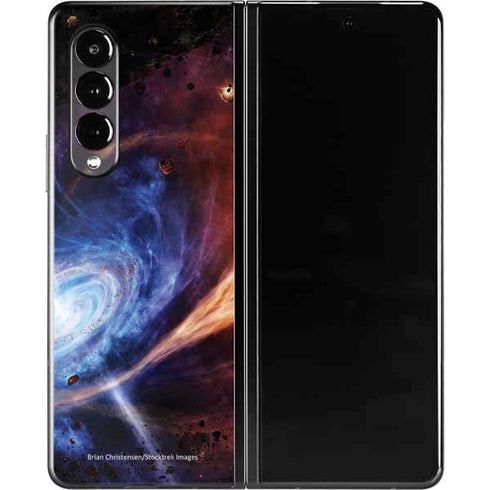 StockTrek Binary System Orbiting near a Black Hole Galaxy Z Fold3 5G Skin