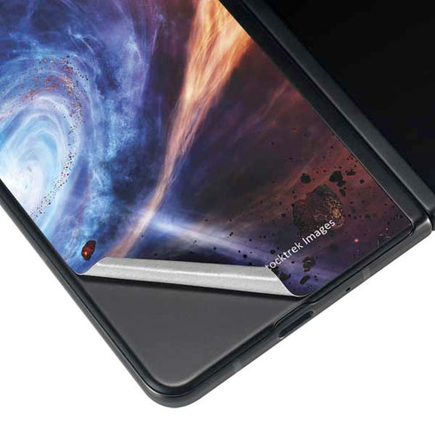 StockTrek Binary System Orbiting near a Black Hole Galaxy Z Fold3 5G Skin