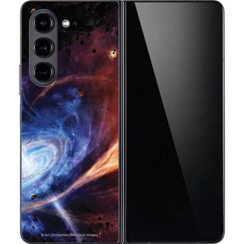 StockTrek Binary System Orbiting near a Black Hole Galaxy Z Fold5 5G Skin