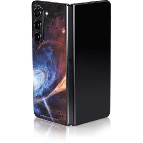 StockTrek Binary System Orbiting near a Black Hole Galaxy Z Fold5 5G Skin