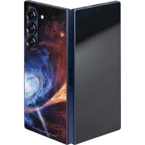 StockTrek Binary System Orbiting near a Black Hole Galaxy Z Fold6 Skin
