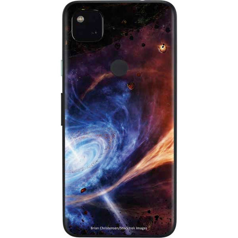StockTrek Binary System Orbiting near a Black Hole Google Pixel 4a Skin