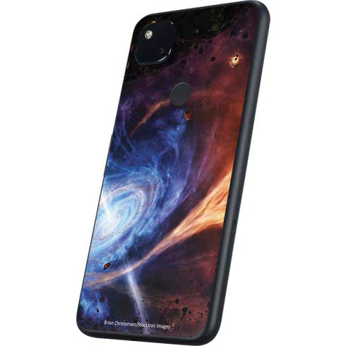 StockTrek Binary System Orbiting near a Black Hole Google Pixel 4a Skin