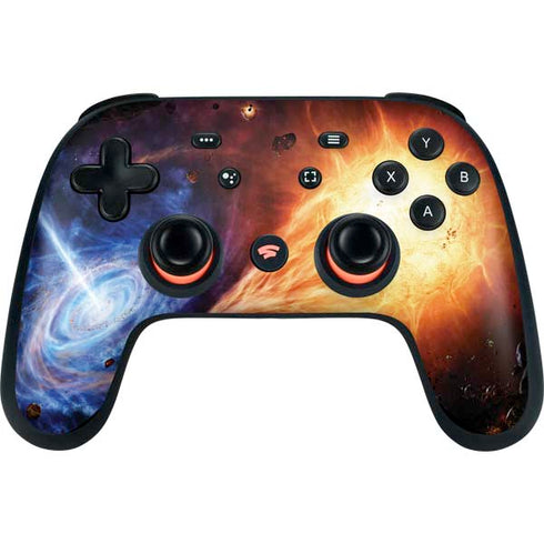 StockTrek Binary System Orbiting near a Black Hole Google Stadia Controller Skin