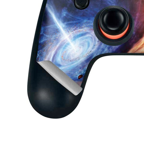 StockTrek Binary System Orbiting near a Black Hole Google Stadia Controller Skin