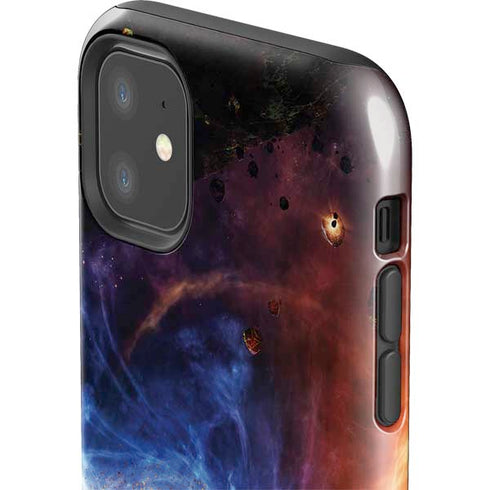 StockTrek Binary System Orbiting near a Black Hole iPhone 11 Impact Case