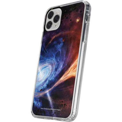 StockTrek Binary System Orbiting near a Black Hole iPhone 11 Pro Clear Case