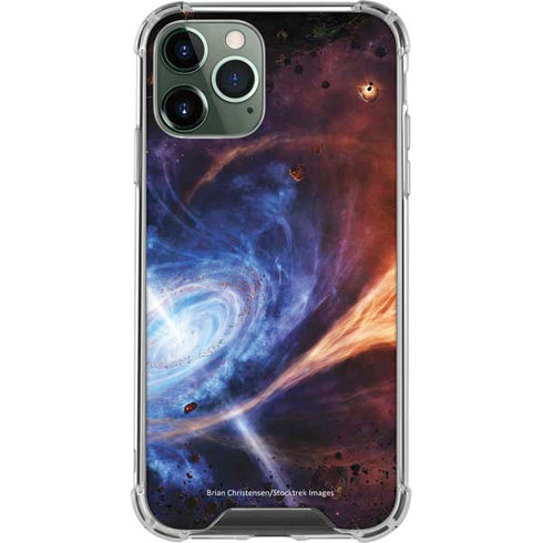 StockTrek Binary System Orbiting near a Black Hole iPhone 11 Pro Max Clear Case