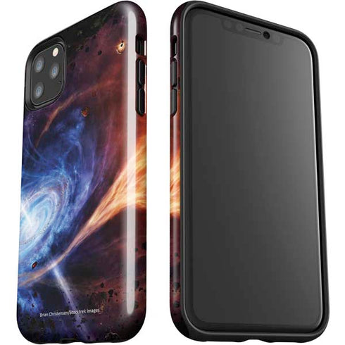 StockTrek Binary System Orbiting near a Black Hole iPhone 11 Pro Max Impact Case