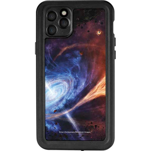StockTrek Binary System Orbiting near a Black Hole iPhone 11 Pro Max Waterproof Case