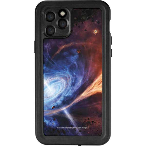 StockTrek Binary System Orbiting near a Black Hole iPhone 11 Pro Waterproof Case