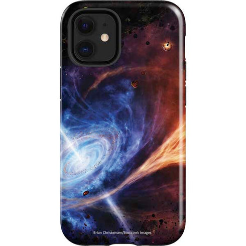 StockTrek Binary System Orbiting near a Black Hole iPhone 12 Mini Impact Case