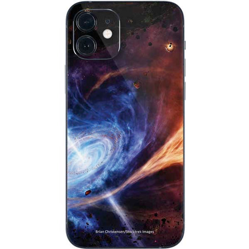 StockTrek Binary System Orbiting near a Black Hole iPhone 12 Mini Skin