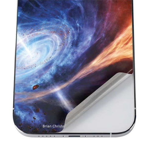 StockTrek Binary System Orbiting near a Black Hole iPhone 12 Pro Skin