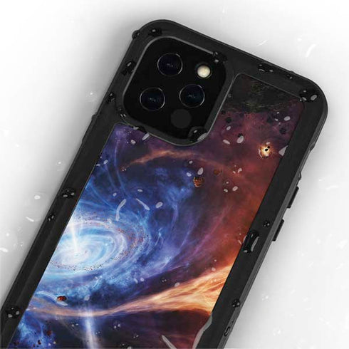 StockTrek Binary System Orbiting near a Black Hole iPhone 12 Pro Waterproof Case