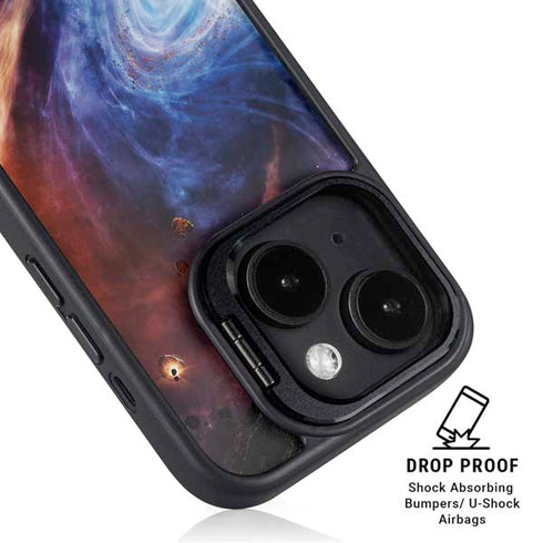 StockTrek Binary System Orbiting near a Black Hole iPhone 13 Kickstand Case