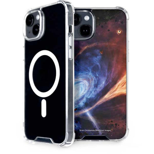 StockTrek Binary System Orbiting near a Black Hole iPhone 13 MagSafe Case